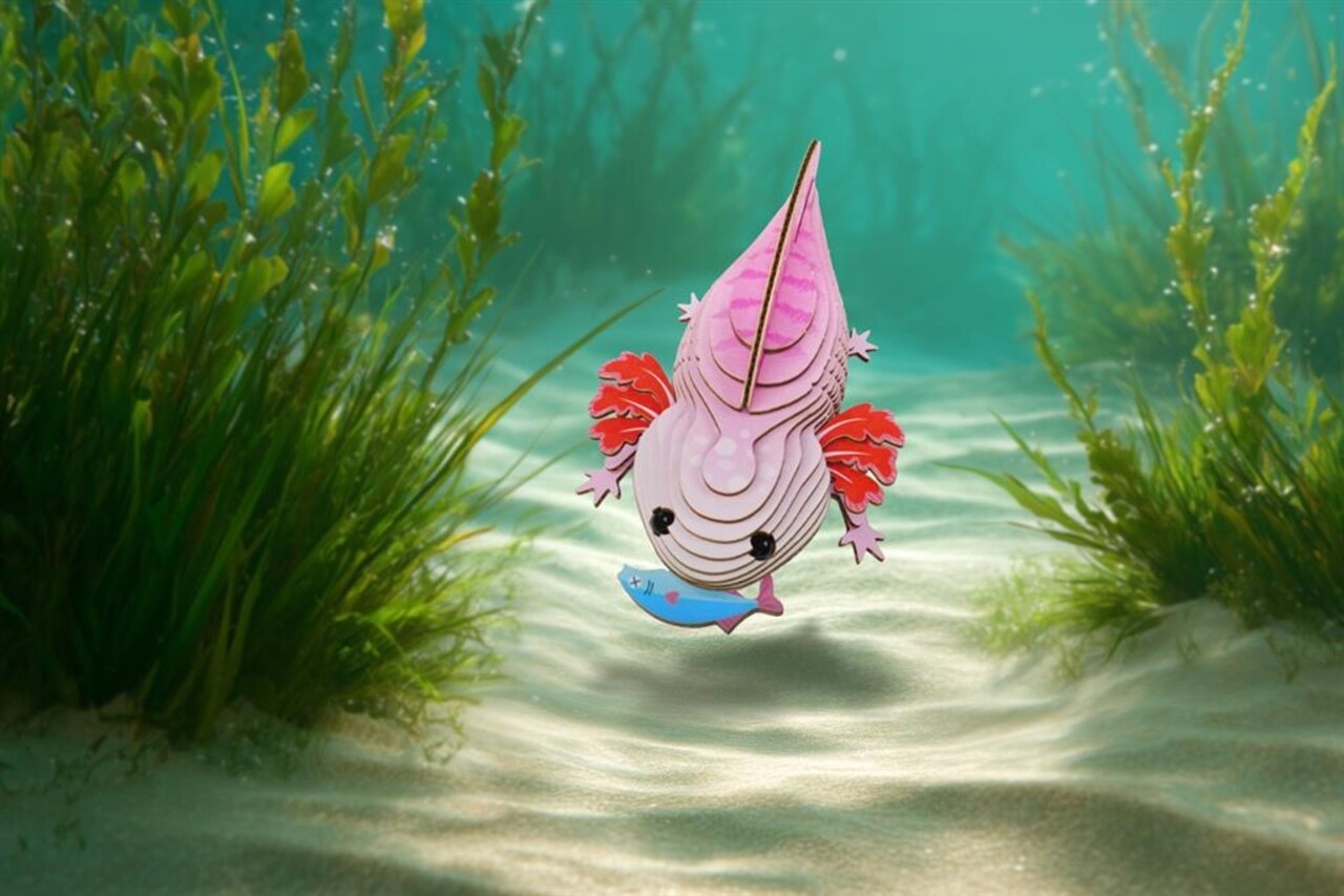 Eugy Eugy - 3d model - axolotl (nr 139)