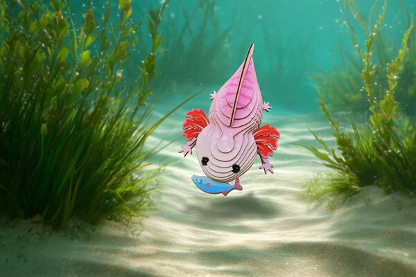 Eugy Eugy - 3d model - axolotl (nr 139)