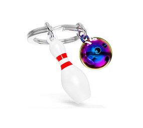 Metalmorphose Metalmorphose - sleutelhanger - bowling pin & ball Metalmorphose Metalmorphose - sleutelhanger - bowling pin & ball