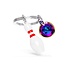 Metalmorphose - sleutelhanger - bowling pin & ball Metalmorphose - sleutelhanger - bowling pin & ball