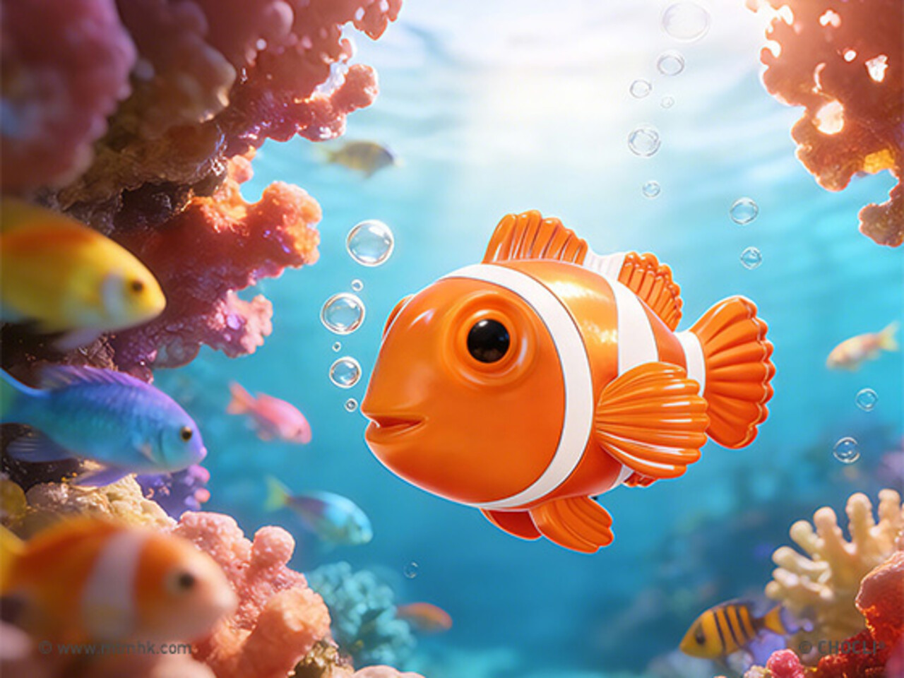 Metalmorphose Metalmorphose - sleutelhanger - clownfish