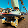 Metalmorphose Metalmorphose - sleutelhanger - retro skateboard Metalmorphose Metalmorphose - sleutelhanger - retro skateboard