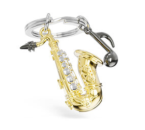 Metalmorphose Metalmorphose - sleutelhanger - saxophone Metalmorphose Metalmorphose - sleutelhanger - saxophone