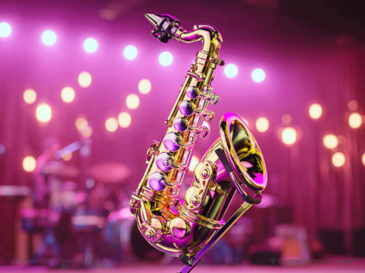 Metalmorphose Metalmorphose - sleutelhanger - saxophone Metalmorphose Metalmorphose - sleutelhanger - saxophone