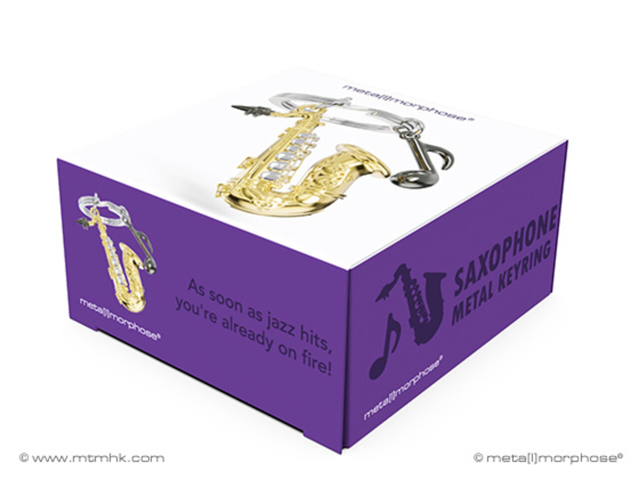 Metalmorphose Metalmorphose - sleutelhanger - saxophone Metalmorphose Metalmorphose - sleutelhanger - saxophone