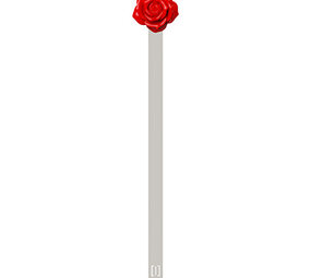 Metalmorphose Metalmorphose - boekenlegger - rose