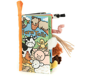 Jellycat Jellycat - stoffen boekje - farm tails Jellycat Jellycat - stoffen boekje - farm tails