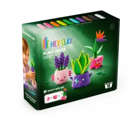 Hey Clay Hey Clay - boetseerklei - plant folks (15 potjes)