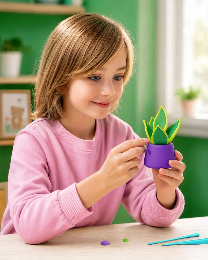 Hey Clay Hey Clay - boetseerklei - plant folks (15 potjes)