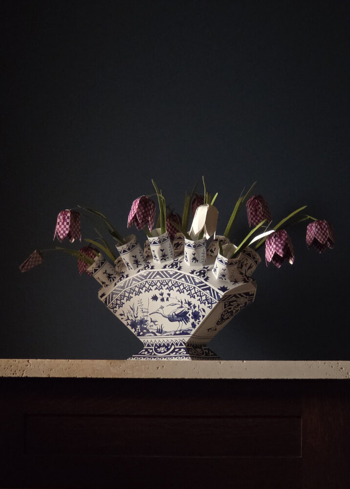 Piet Design Piet design - vouwpakket - kievitsbloemen