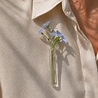 Muurbloempjes Muurbloempjes - bloemenbroche - transparant