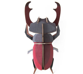 Studio Roof Studio Roof - muurdecoratie - stag beetle Studio Roof Studio Roof - muurdecoratie - stag beetle