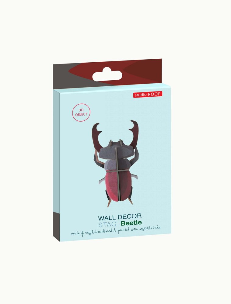 Studio Roof Studio Roof - muurdecoratie - stag beetle Studio Roof Studio Roof - muurdecoratie - stag beetle