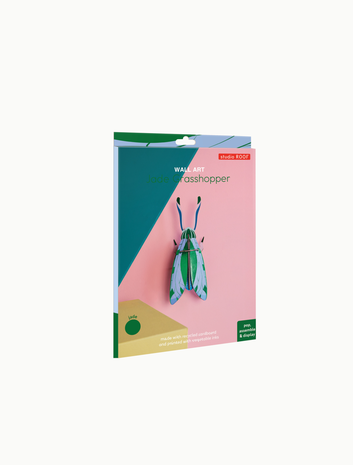 Studio Roof Studio Roof - muurdecoratie - jade grasshopper