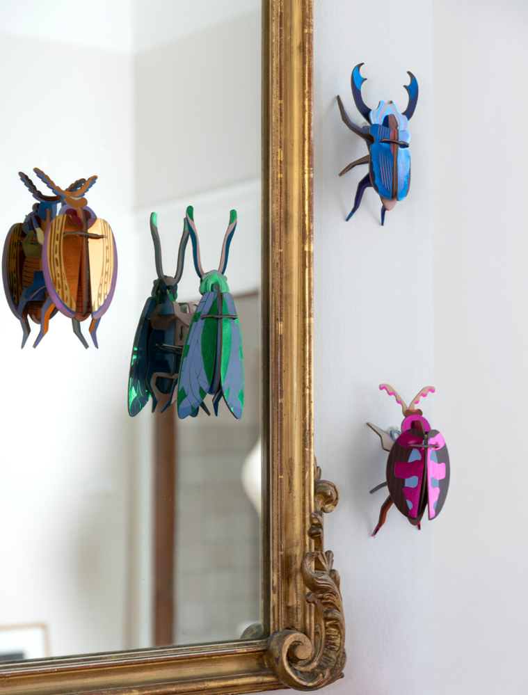 Studio Roof Studio Roof - muurdecoratie - jade grasshopper