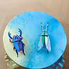 Studio Roof Studio Roof - muurdecoratie - jade grasshopper