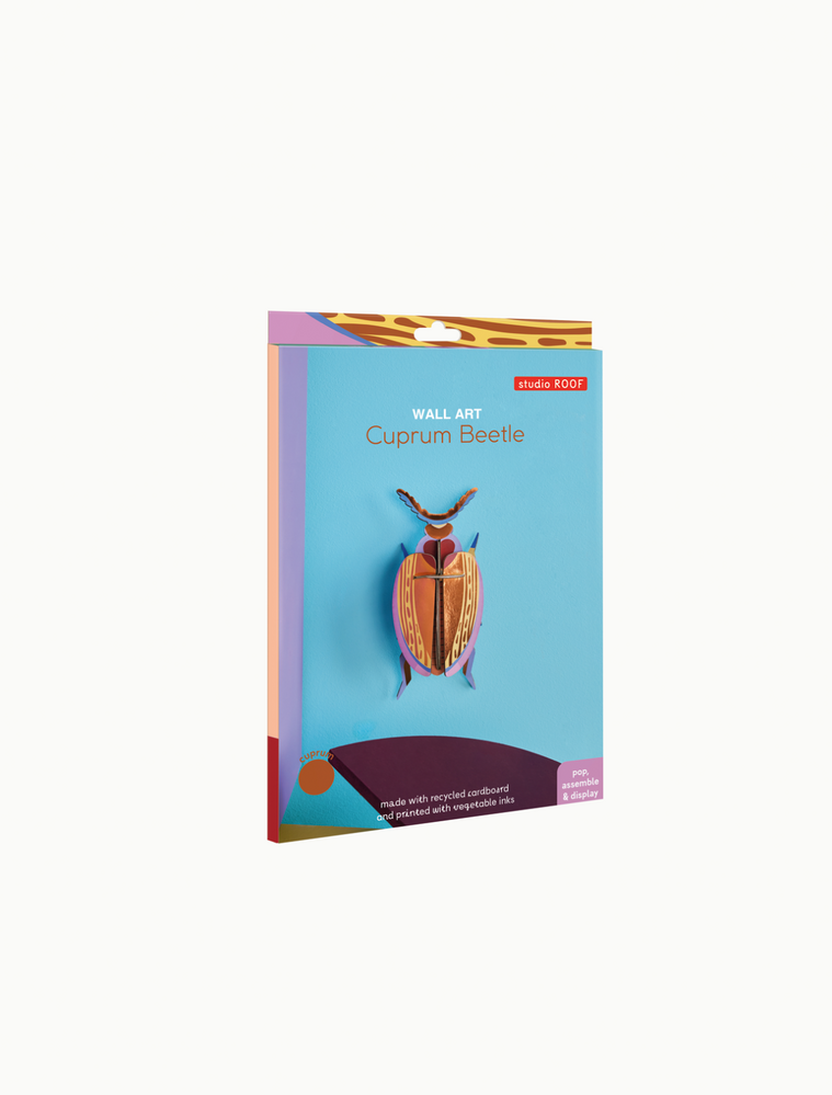 Studio Roof Studio Roof - muurdecoratie - cuprum beetle Studio Roof Studio Roof - muurdecoratie - cuprum beetle