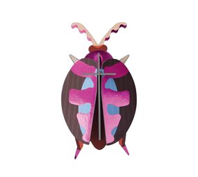 Studio Roof Studio Roof - muurdecoratie - lumen pink beetle Studio Roof Studio Roof - muurdecoratie - lumen pink beetle