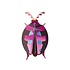 Studio Roof - muurdecoratie - lumen pink beetle Studio Roof - muurdecoratie - lumen pink beetle
