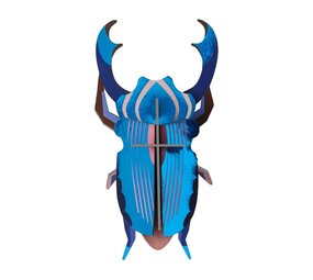 Studio Roof Studio Roof - muurdecoratie - azure stag beetle Studio Roof Studio Roof - muurdecoratie - azure stag beetle