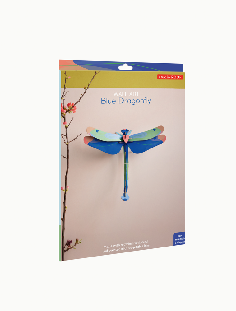 Studio Roof Studio Roof - muurdecoratie - blue dragonfly Studio Roof Studio Roof - muurdecoratie - blue dragonfly