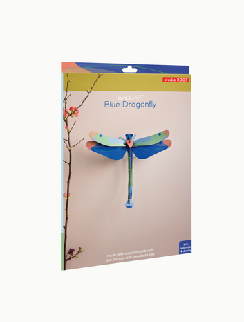 Studio Roof Studio Roof - muurdecoratie - blue dragonfly Studio Roof Studio Roof - muurdecoratie - blue dragonfly