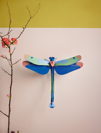 Studio Roof Studio Roof - muurdecoratie - blue dragonfly Studio Roof Studio Roof - muurdecoratie - blue dragonfly