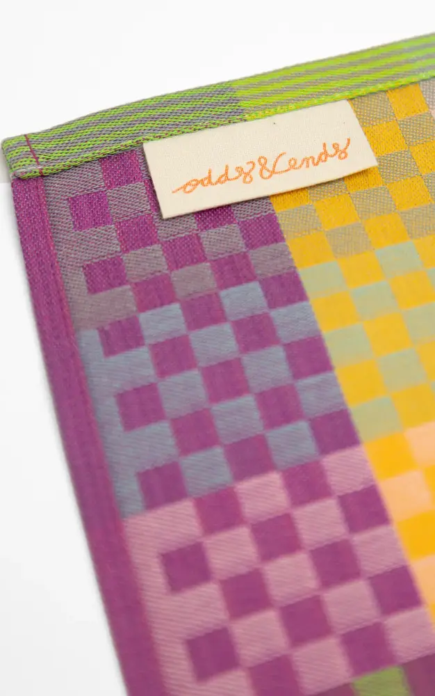 Foekje Fleur Foekje fleur - odds & ends - checkered check theedoek #86B Foekje Fleur Foekje fleur - odds & ends - checkered check theedoek #86B