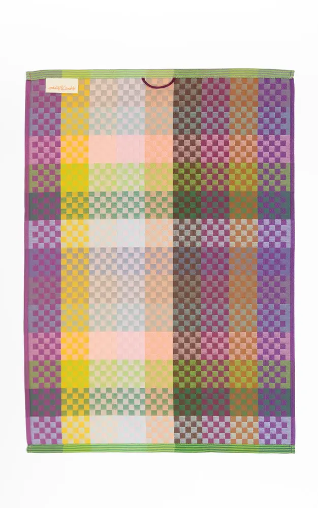 Foekje Fleur Foekje fleur - odds & ends - checkered check theedoek #86B Foekje Fleur Foekje fleur - odds & ends - checkered check theedoek #86B