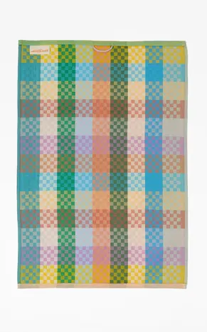 Foekje Fleur Foekje fleur - odds & ends - checkered check theedoek #137A Foekje Fleur Foekje fleur - odds & ends - checkered check theedoek #137A
