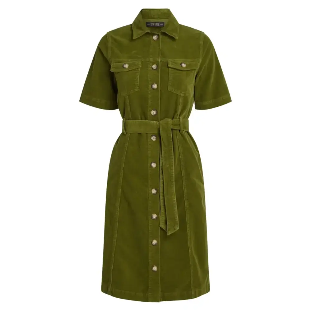 King Louie King Louie - kate dress baby cord - posey green