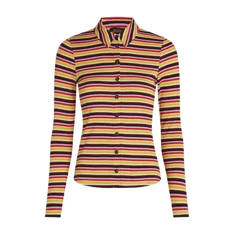 King Louie King Louie - blouse josie stripe - multi color King Louie King Louie - blouse josie stripe - multi color
