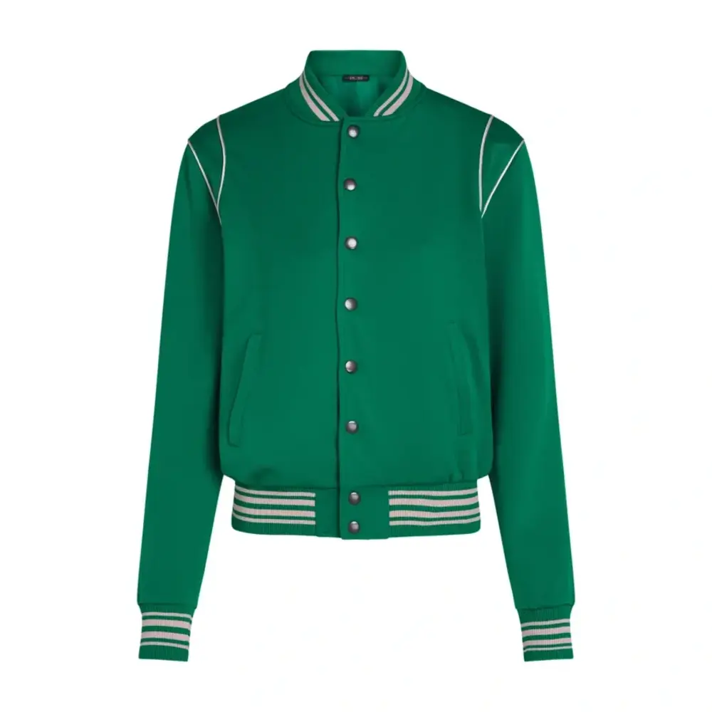King Louie King Louie - varsity jacket hollis sweat - meadow green King Louie King Louie - varsity jacket hollis sweat - meadow green