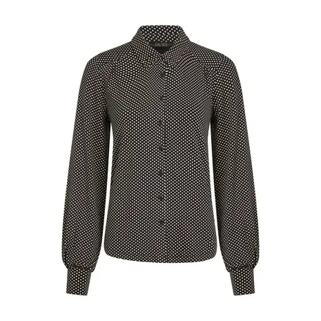 King Louie King Louie - carina blouse piper - ink blue King Louie King Louie - carina blouse piper - ink blue