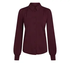 King Louie King Louie - carina blouse viscose light - porto red King Louie King Louie - carina blouse viscose light - porto red