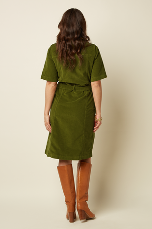 King Louie King Louie - kate dress baby cord - posey green