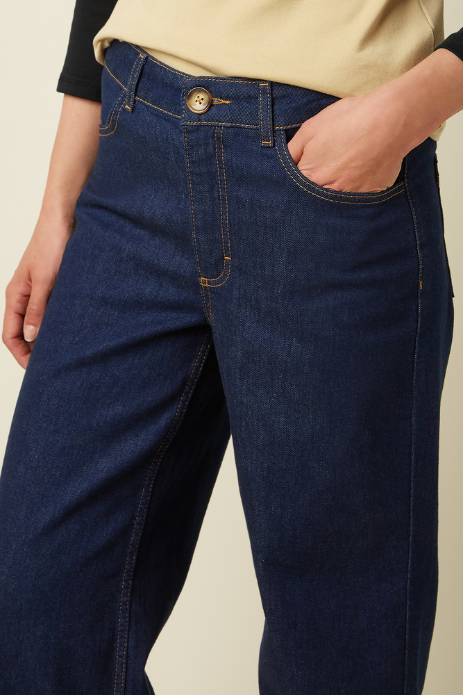 King Louie King Louie - paige pants petite onyx denim - deep blue
