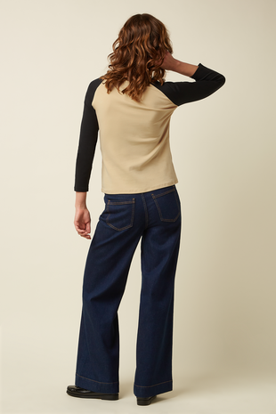 King Louie King Louie - paige pants petite onyx denim - deep blue