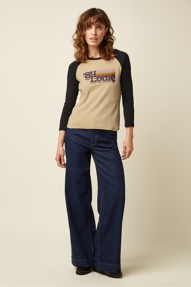 King Louie King Louie - paige pants petite onyx denim - deep blue