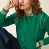 King Louie King Louie - varsity jacket hollis sweat - meadow green King Louie King Louie - varsity jacket hollis sweat - meadow green