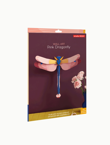 Studio Roof Studio Roof - muurdecoratie - pink dragonfly Studio Roof Studio Roof - muurdecoratie - pink dragonfly