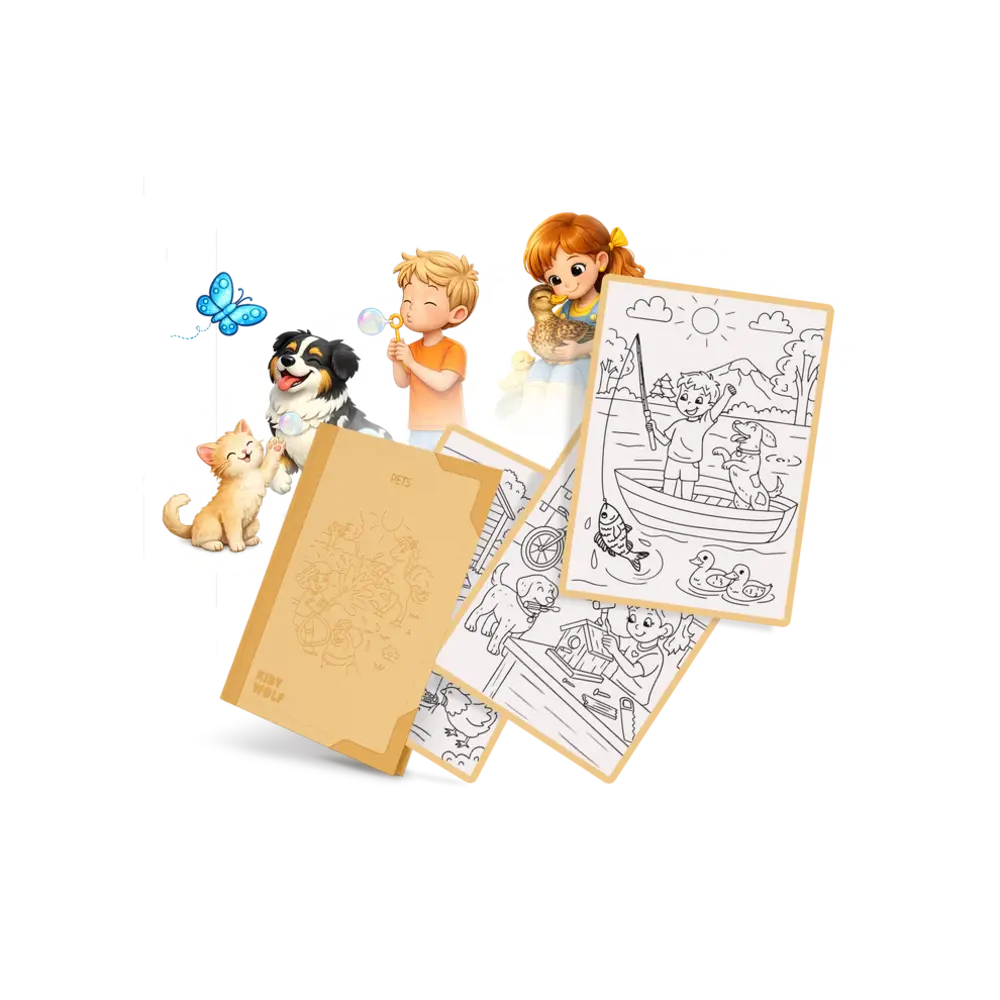 Kidywolf Kidywolf - kidydraw-pad refill - pets (6+)