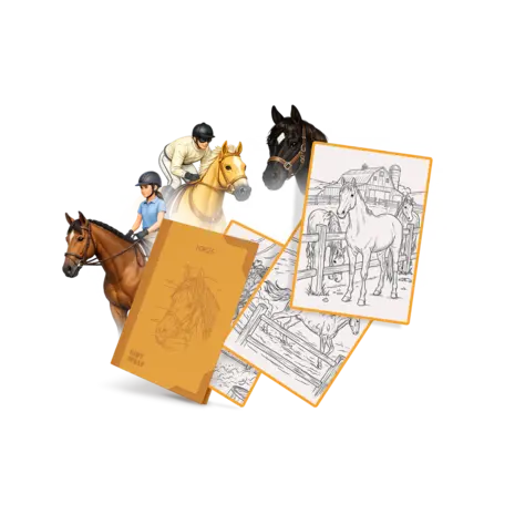 Kidywolf Kidywolf - kidydraw-pad refill - horses (8+) Kidywolf Kidywolf - kidydraw-pad refill - horses (8+)