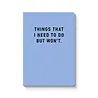 Ohh deer Ohh deer - notitieboek A5 - things that i need to do