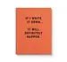 Ohh deer - notitieboek A5 - definitely happen