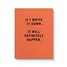 Ohh deer Ohh deer - notitieboek A5 - definitely happen