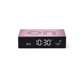 Lexon Lexon - flip premium wekker - alu light pink