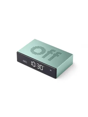 Lexon Lexon - flip premium wekker - alu mintgroen