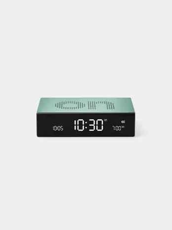 Lexon Lexon - flip premium wekker - alu mintgroen