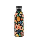 24 Bottles 24 Bottles - rvs drinkfles (500 ml) - tropical noir 24 Bottles 24 Bottles - rvs drinkfles (500 ml) - tropical noir